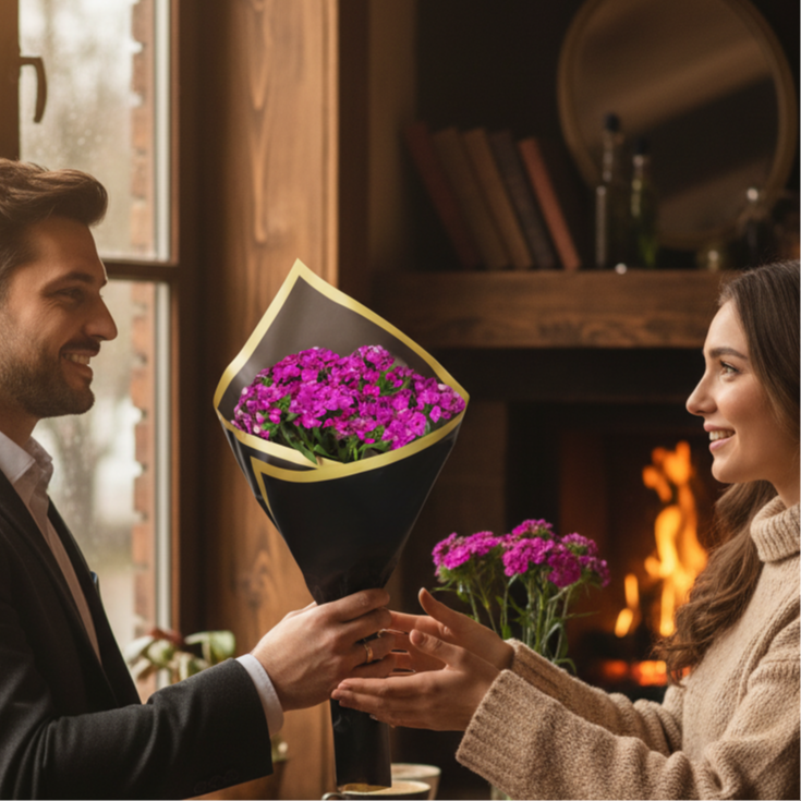 Mor Hüsnüyusuf Buketi