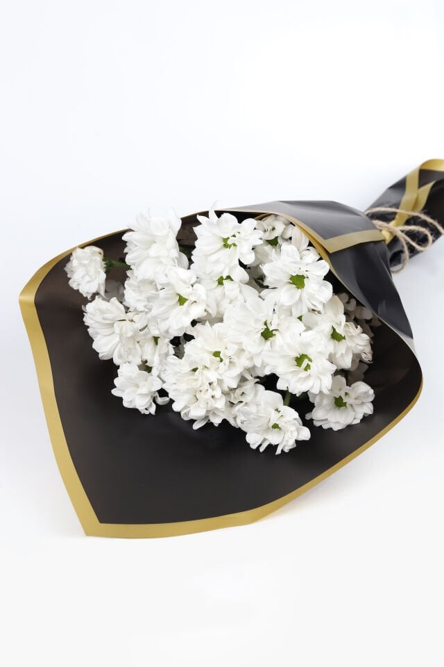 Saf Beyaz  Papatya Buketi