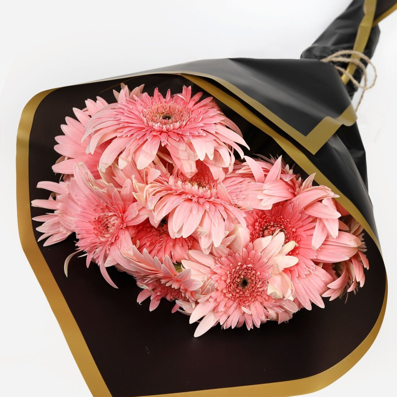 Pudra Pembe Gerbera Buketi