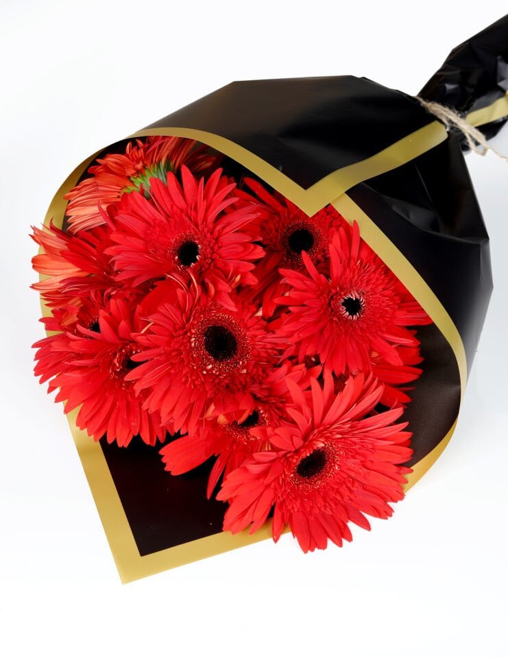 Kırmızı Gerbera Buketi