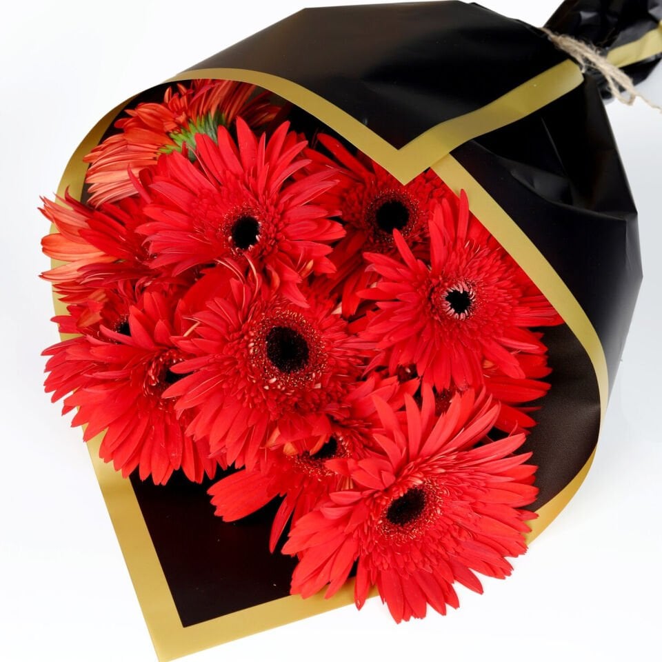 Kırmızı Gerbera Buketi