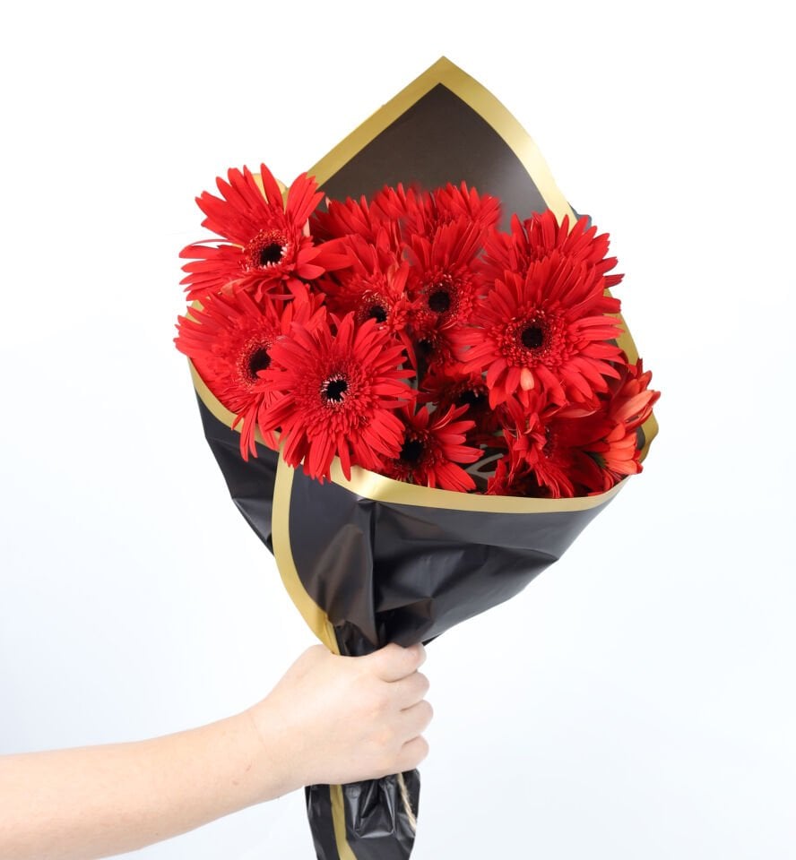 Kırmızı Gerbera Buketi