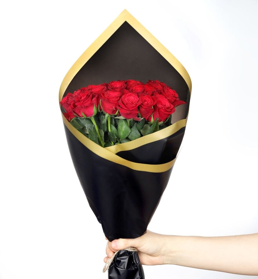 Aşkın Kırmızı 19'lu Gül Buketi