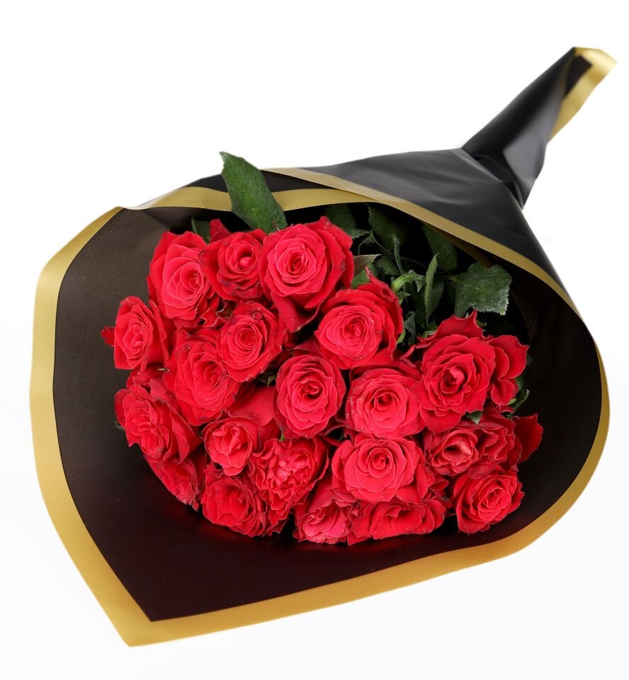 Aşkın Kırmızı 19'lu Gül Buketi