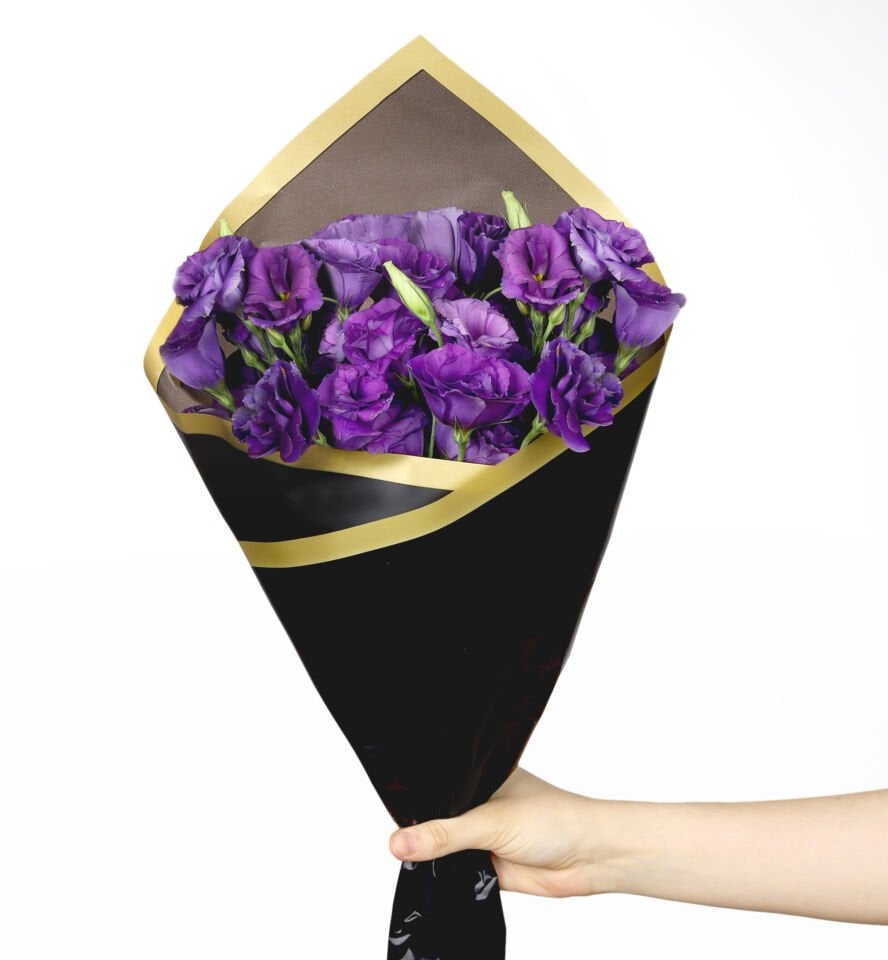 Asil Mor Lisyantus Buketi