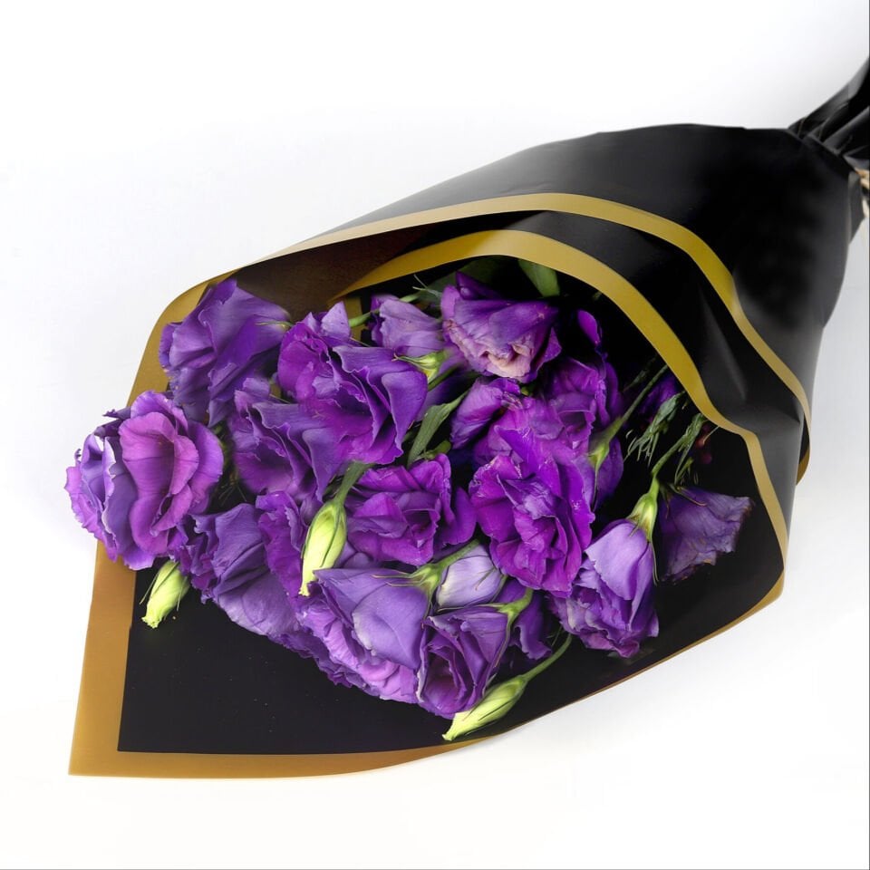 Asil Mor Lisyantus Buketi